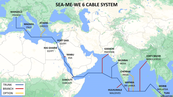 Mobily Joins Sea-me-We-6 Consortium To Build a New Submarine Cable System Connecting Southeast Asia, the Middle East, and Western Europe 