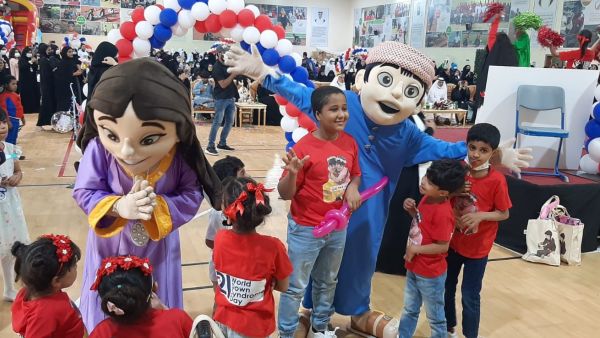 Yas Waterworld’s Dana and Sultan Make an Appearance at Abu Dhabi Center for Care and Rehabilitation