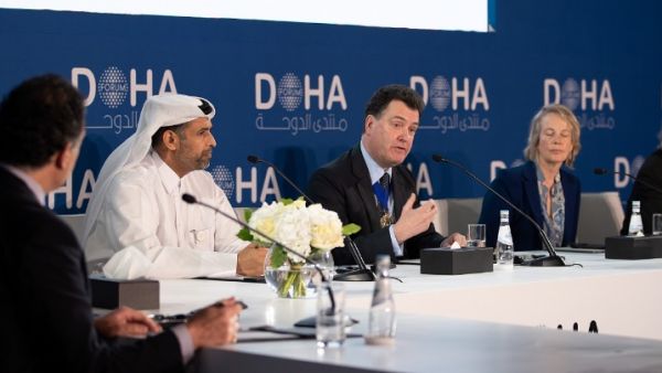 خلال الحدث خبراء يناقشون كيفية مساهمة المدن في الحلول المناخية خلال ندوة عقدتها مؤسسة قطر في منتدى الدوحة