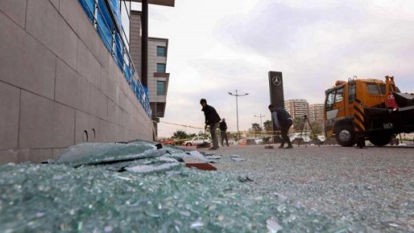 قصف مواقع في أربيل