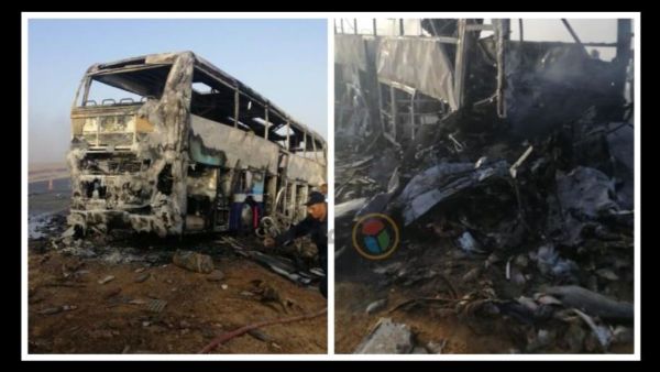  10 قتلى بينهم 4 فرنسيين وبلجيكي في حادث سير بأسوان