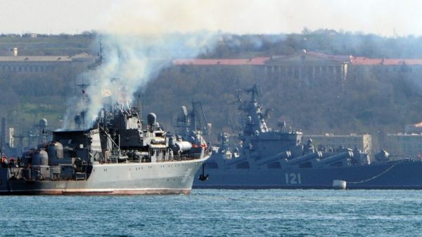 Russian Defense Ministry says fire broke out on naval cruiser Moskva in the black sea