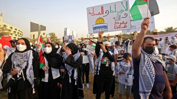 Kuwait protests for Palestine 
