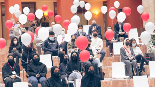 خلال الحدث جامعة كارنيجي ميلون في قطر ترحب بطلابها الجدد