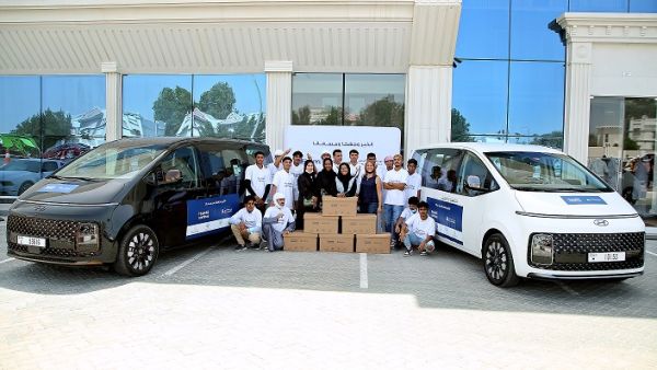 Hyundai CSV إطلاق حملة "هيونداي كونتينيو": التنقل من أجل بنك الطعام" في الشارقة