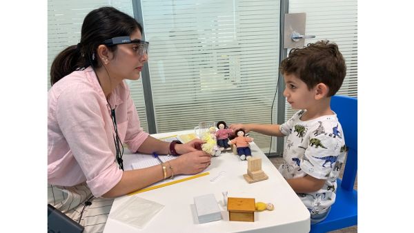 خلال الحدث مركز أبحاث بمؤسسة قطر يعمل على مشروع للتشخيص المبكر للتوحد