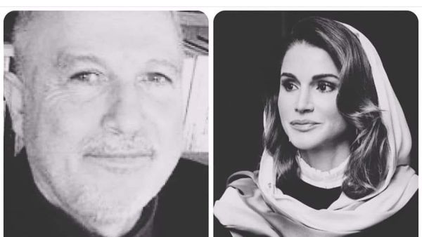 الملكة رانيا تنعي والدها