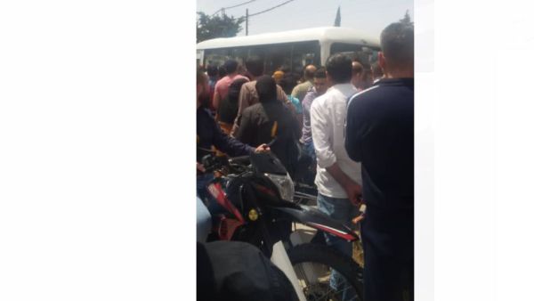 منطقة دوار صيدنايا: الالاف بانتظار ابناءهم المفرج عنهم من سجن صيدنايا