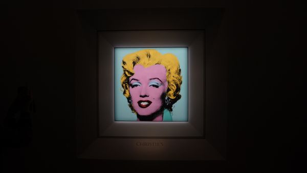 The iconic Andy Warhol silk-screen portrait of Hollywood starlet Marilyn Monroe