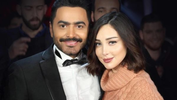 تامر حسني وبسمة بوسيل تامر حسني وبسمة بوسيل