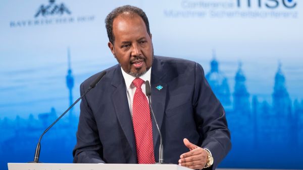 Somalia's President Hassan Sheikh Mohamud
