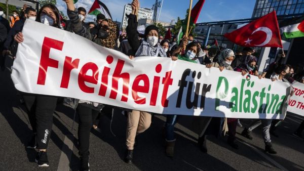 Pro-Palestinian protest in Berlin 