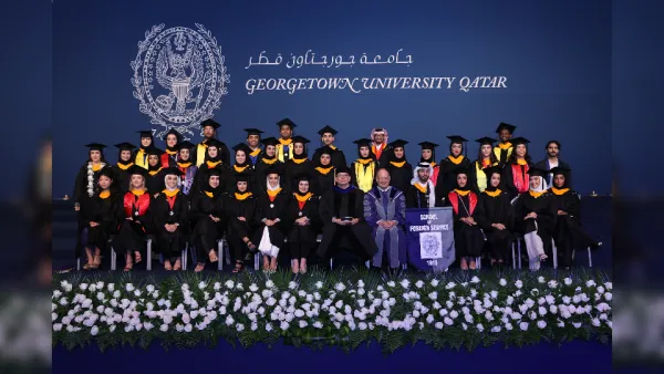 Georgetown Celebrates Class of 2020 and Class of 2021 at In-person Ceremony 