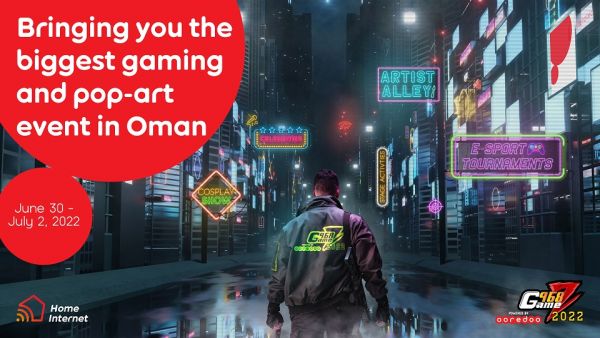 عشاق الألعاب الإلكترونية على موعد مع أكبر فعالية للألعاب الإلكترونية والفنون الحديثة ’968 جيمز‘ مدعومة بخدمات الإنترنت المنزلي من Ooredoo