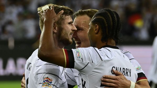 فوز تاريخي لألمانيا على غريمتها إيطاليا (المصدر: أ ف ب)