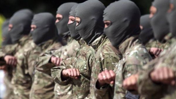 مرتزقة يقاتلون مع اوكرانيا في مصنع آزوت