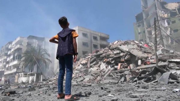 غزة وقد تحولت إلى أرض محروقة