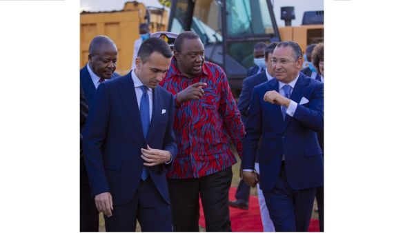 GKSD Founder & Chairman, Kamel Ghribi,  leads Italian delegation to Kenya’s Ground Breaking Ceremony of the Kenya International Mental Wellness Hospital with HE President Kenyatta 
