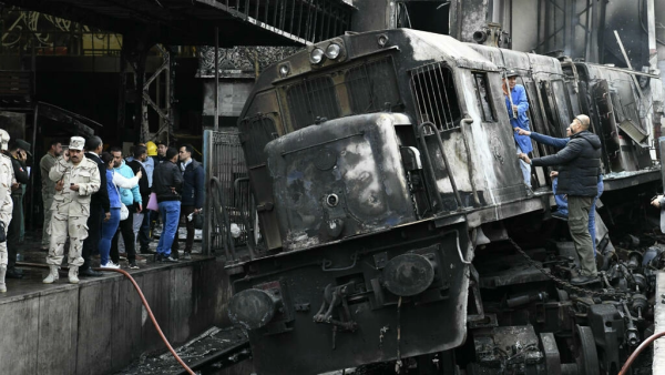 Train accident at Cairo 
