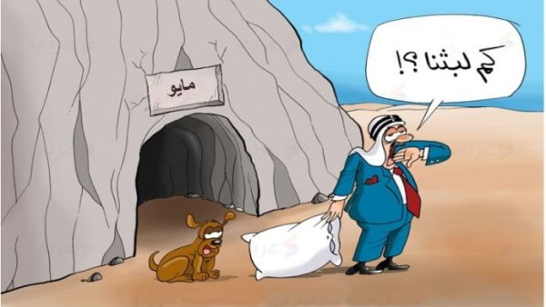 مصدر الكاريكاتور موقع Arabi21 / تعديل بواسطة موقع البوابة 