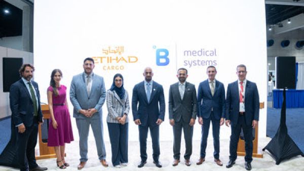 During the event Etihad Cargo Signs MoU For Sustainable Pharmaceutical Transportation Solutions
