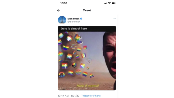 Elon Musk Pride Month