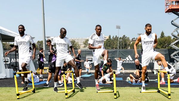 من تدريبات ريال مدريد (المصدر: حساب ريال مدريد الرسمي على تويتر)