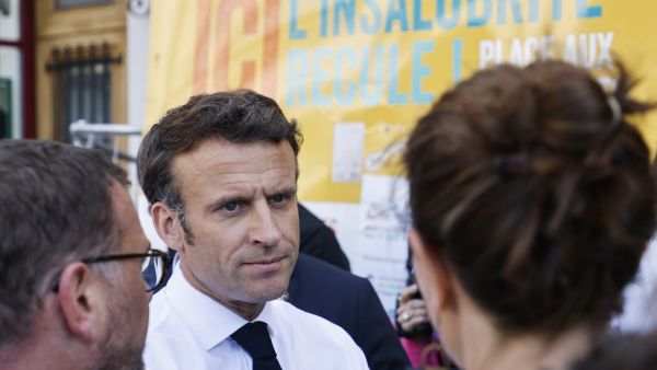 الرئيس الفرنسي إيمانويل ماكرون