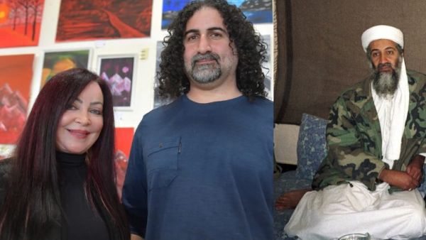 Omar bin Laden with his wife and late father