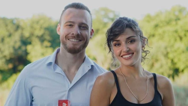 Kerem Bürsin and Hande Erçel 