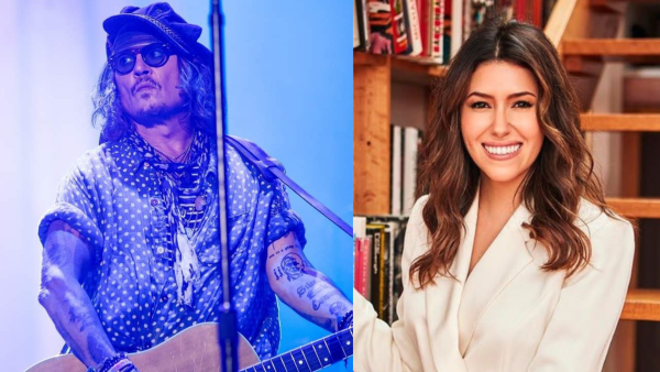 Camille Vasquez and Johnny Depp