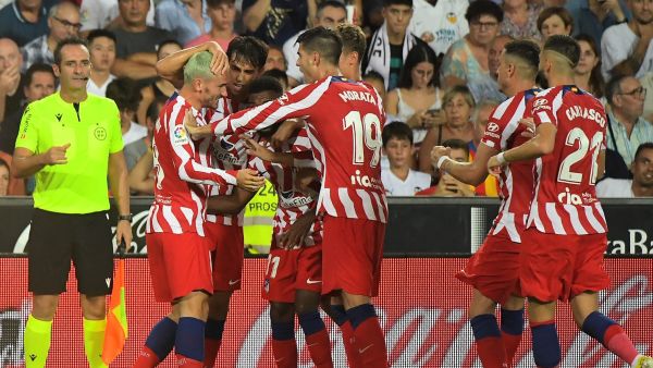 أتلتيكو مدريد يتفوق على فالنسيا (المصدر: أ ف ب)