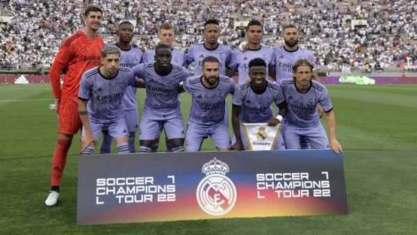 فريق ريال مدريد (المصدر: أ ف ب)