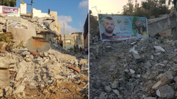 هدم منزليْ أسيرين فلسطينيين بالضفة الغربية