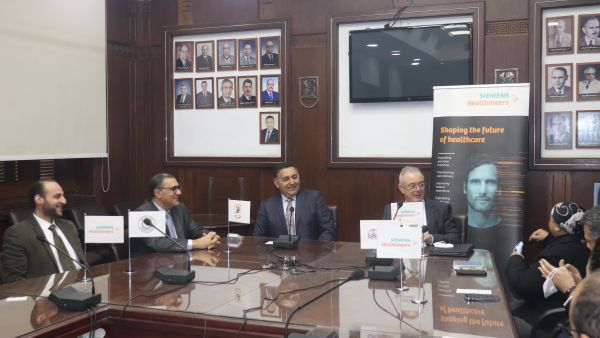 During the event Siemens Healthineers and Cairo University Agree on MoU to Launch a Sustainable Program for Training and Experiences Exchange in Biomedical Engineering
