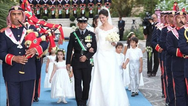 حفل زواج الأمير راشد من الأميرة زينة في عام 2011 
