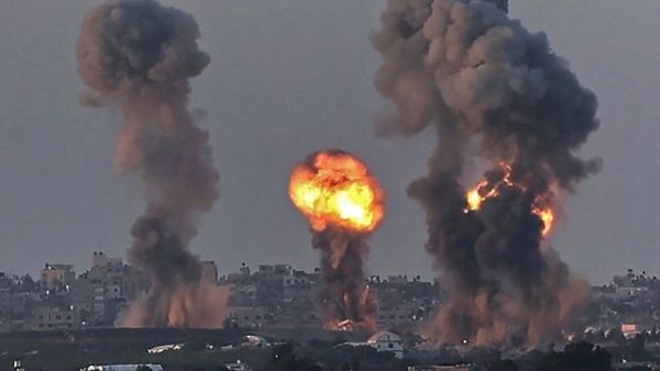 قصف اسرائيلي على قطاع غزة