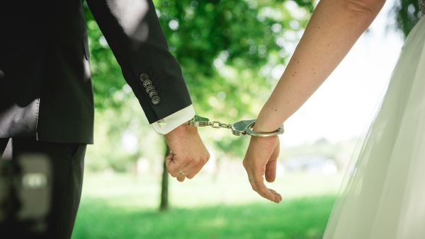 Married but under arrest 