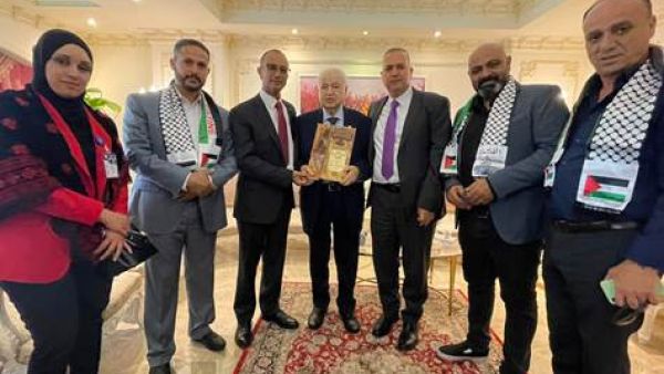 During the event Dr. Abu-Ghazaleh Commends Palestinian Institutions’ Role in Strengthening Palestinian Steadfastness