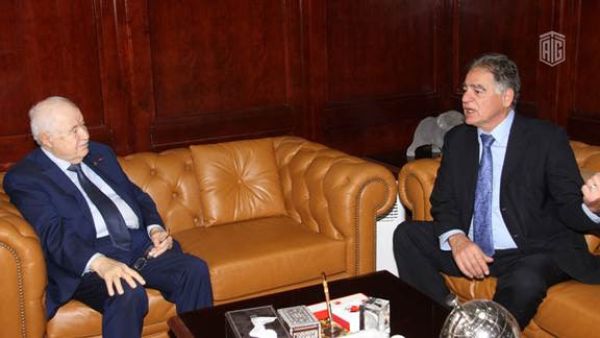 During the event Abu-Ghazaleh and Jordan’s Ambassador to South Africa Discuss Issues of Mutual Interests