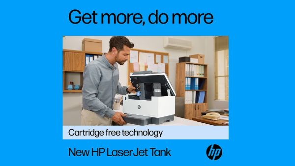 HP LaserJet Tank Printer series include comprehensive business-ready capabilities and robust features for a sustainable print and mess-free toner tank experience HP Announces New Laser Tank Printer to Enable High-Quality, Low-Cost Printing for Small Businesses