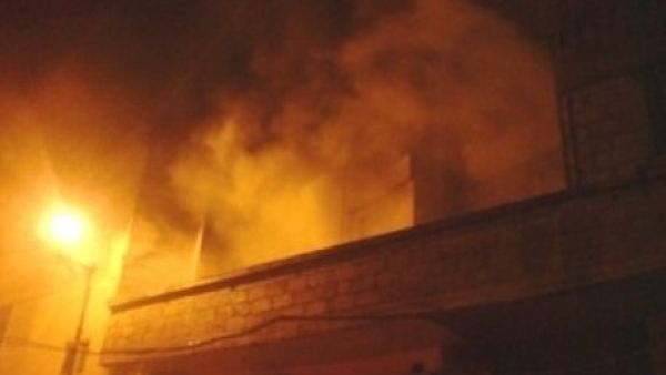 House set on fire in downtown Amman 