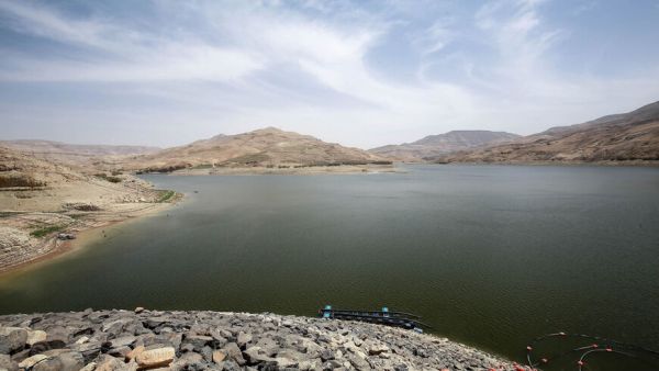 Wadi Mujib water dam 