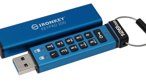 IronKey Keypad 200 128GB. Kingston Announces Hardware-Encrypted IronKey Keypad 200 USB Drive