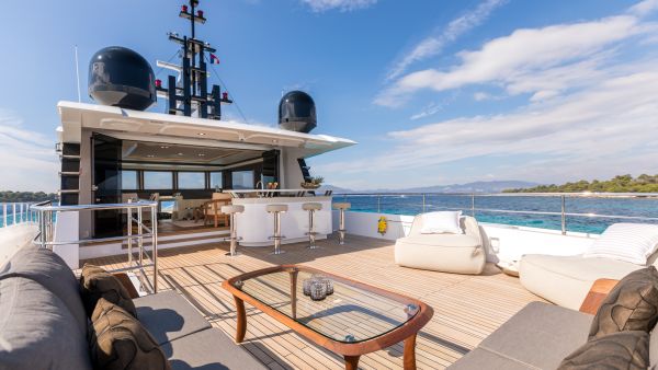Majesty 100 - Sun Deck Aft. Gulf Craft Readies To Make Waves at Monaco Yacht Show With a Special Announcement