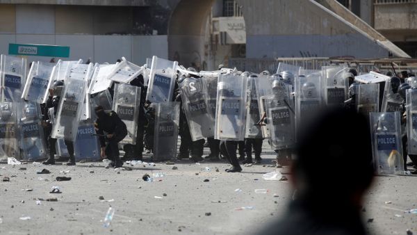 مواجهات بين القوات الامنية وأنصار التيار الصدري