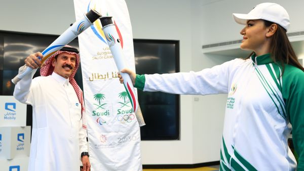 "موبايلي" تتسلم شعلة أكبر حدث رياضي وطني " دورة الألعاب السعودية 2022"​