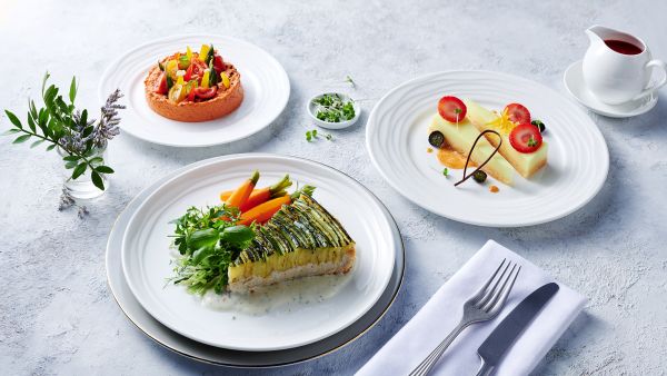 New Emirates Vegan Dishes - Zucchini tart World vegan day - emirates embraces demand for plant-based meals and healthier choices