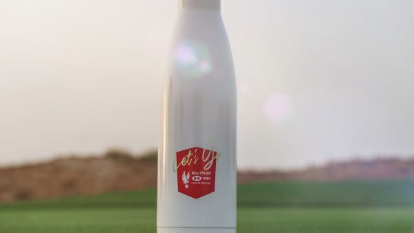 30,000 500ml plastic bottles were saved over the duration of the Abu Dhabi HSBC Championship thanks to the 'No More Bottles UAE' campaign (Image credit: Supplied)