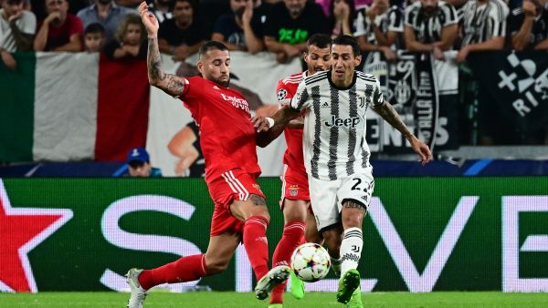 موعد مباراة يوفنتوس وبنفيكا في دوري أبطال أوروبا والقنوات الناقلة